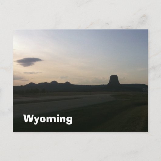 Wyoming Postkarte (Vorderseite)
