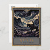 Wyoming | Postkarte Gothic Art (Vorne/Hinten)