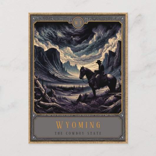 Wyoming | Postkarte Gothic Art (Vorderseite)