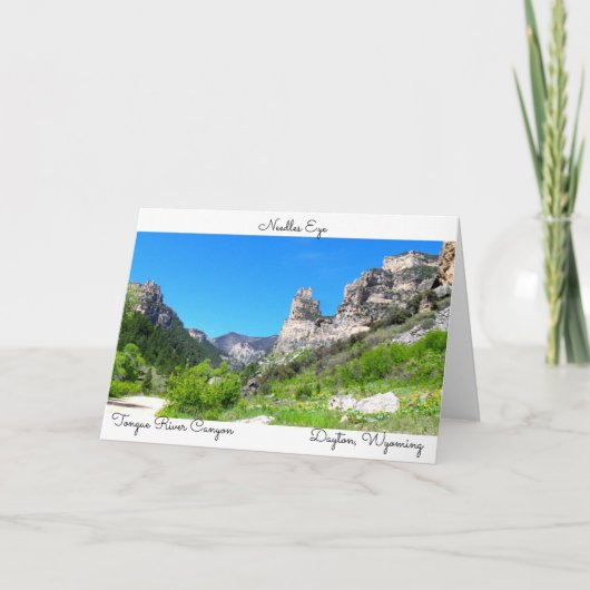 Wyoming-Postkarte Karte (Vorderseite)