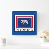 Wyoming Quadratische Wanduhr (Zuhause)