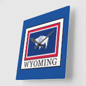 Wyoming Quadratische Wanduhr (Winkel)
