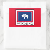 Wyoming Rechteckiger Aufkleber (Tasche)
