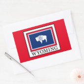 Wyoming Rechteckiger Aufkleber (Umschlag)