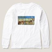 Wyoming Retro Greeting T Shirt (Design Vorderseite)