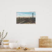 Wyoming Salt Creek Old Fields SceneWyoming Poster (Küche)