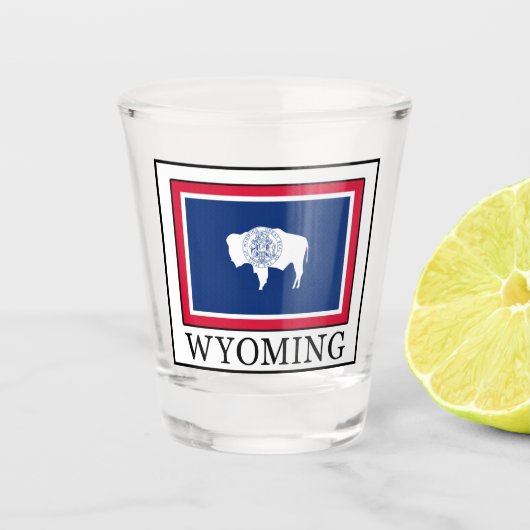 Wyoming Schnapsglas (Vorderseite)