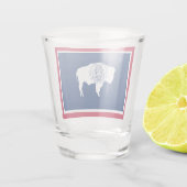 WYOMING SCHNAPSGLAS (Rückseite)