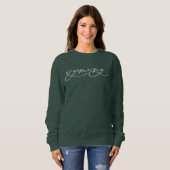 Wyoming Script Staat Women's Sweatshirt (Vorne ganz)