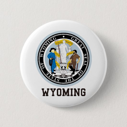 Wyoming-Siegel Button (Vorderseite)