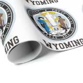 Wyoming Siegel Geschenkpapier (Rolleneckpunkt)