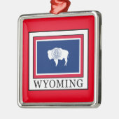 Wyoming Silbernes Ornament (Links)