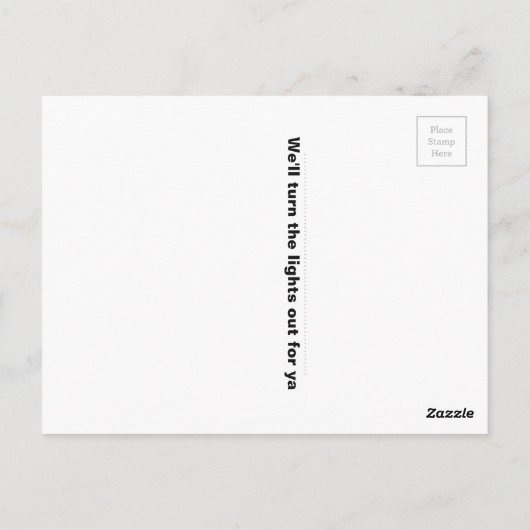 Wyoming Solar Eclipse Postkarte (Rückseite)