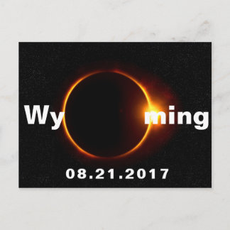 Wyoming Solar Eclipse Postkarte