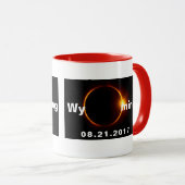 Wyoming-Sonnenfinsternis Tasse (VorderseiteRechts)
