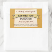 Wyoming Staat Buckweizen Honey Jar Stickers (Tasche)
