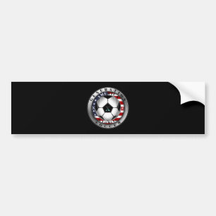 Wyoming Staat Generation X American Soccer Autoaufkleber