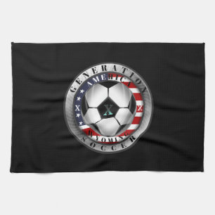 Wyoming Staat Generation X American Soccer Geschirrtuch