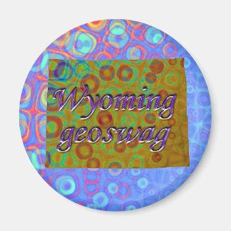 Wyoming Staat Geocaching Supplies Magnet Geoswag