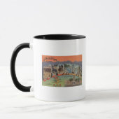 Wyoming (Staat Hauptstadt/Blume) Tasse (Links)