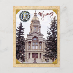 Wyoming Staat Hauptstadt, Cheyenne, WY Postkarte