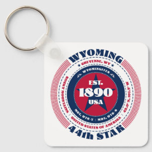 Wyoming Staat Schlüsselanhänger