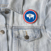 Wyoming-Staats-Flagge Button (Beispiel)