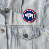 Wyoming-Staats-Flagge Button (Beispiel)