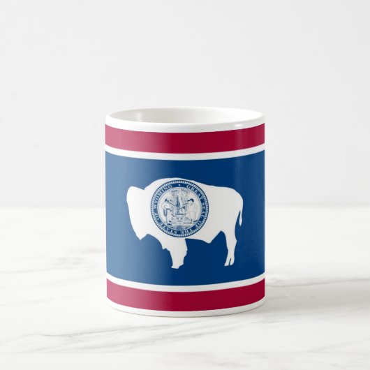 Wyoming-Staats-Flaggen-Kaffeetasse-Tasse Kaffeetasse (Mittel)