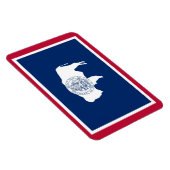 Wyoming-Staatsflagge Magnet (Rechte Seite)