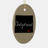 Wyoming-Stadt Keramikornament (Rechts)