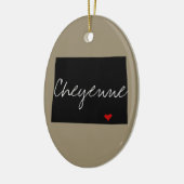 Wyoming-Stadt Keramikornament (Links)