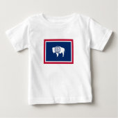 Wyoming State Flag Baby T-shirt (Vorderseite)
