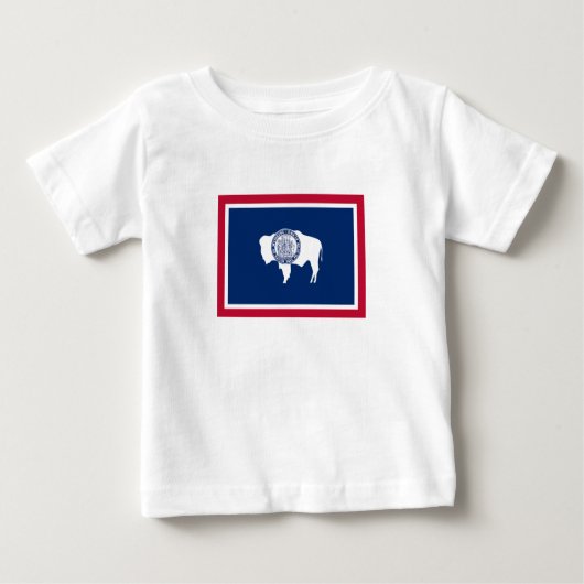 Wyoming State Flag Baby T-shirt (Vorderseite)