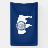 Wyoming State Flag Banner (Vertikal)