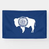 Wyoming State Flag Banner (Horizontal)