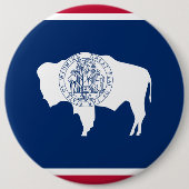 Wyoming State Flag Button (Vorderseite)
