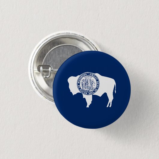 Wyoming State Flag Button (Vorne & Hinten)