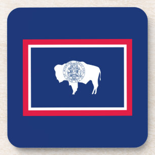 Wyoming State Flag Design Untersetzer