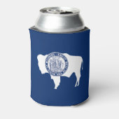 Wyoming State Flag Dosenkühler (Kanne Rückseite)