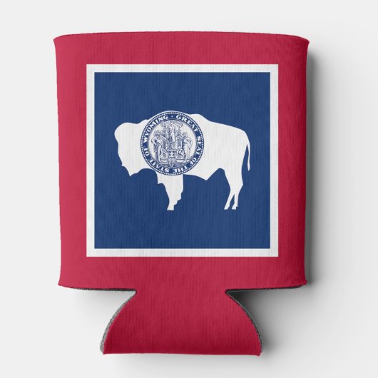 Wyoming State Flag Dosenkühler (Rückseite)