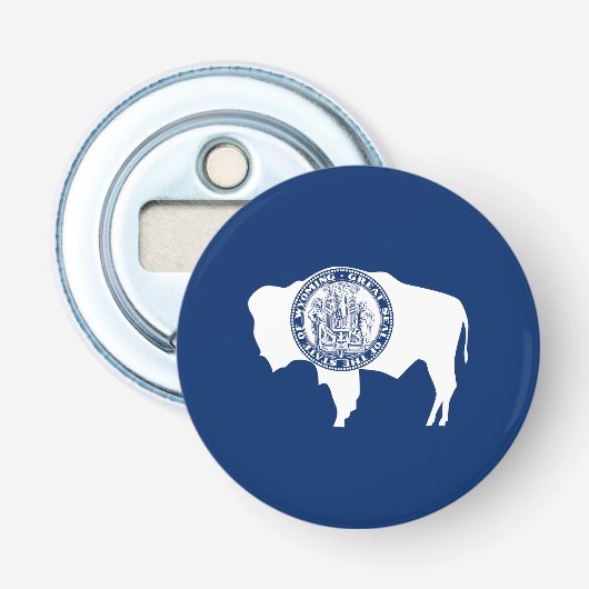 Wyoming State Flag Flaschenöffner (Vorderseite)