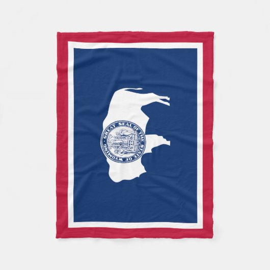 Wyoming State Flag Fleecedecke (Vorderseite)