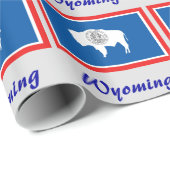 Wyoming State Flag Geschenkpapier (Rolleneckpunkt)