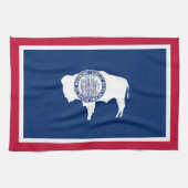 Wyoming State Flag Geschirrtuch (Horizontal)