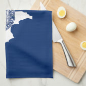 Wyoming State Flag Geschirrtuch (Viertel Falte)