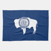 Wyoming State Flag Geschirrtuch (Horizontal)