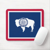 Wyoming State Flag Mousepad (Mit Mouse)