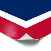 Wyoming State Flag Poster (Ecke)