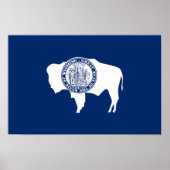 Wyoming State Flag Poster (Vorne)